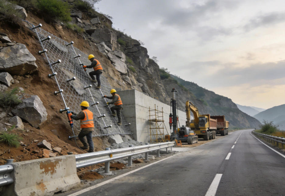 新兴公路道路护坡